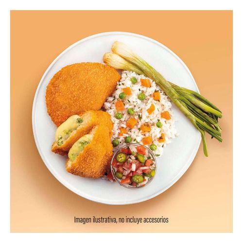 Pechuga de Pollo Del Día Rellena de Queso y Brocoli 490g