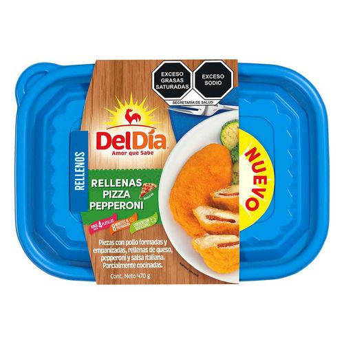 Pechuga de Pollo Del Día Rellena de Pizza Pepperoni 470g