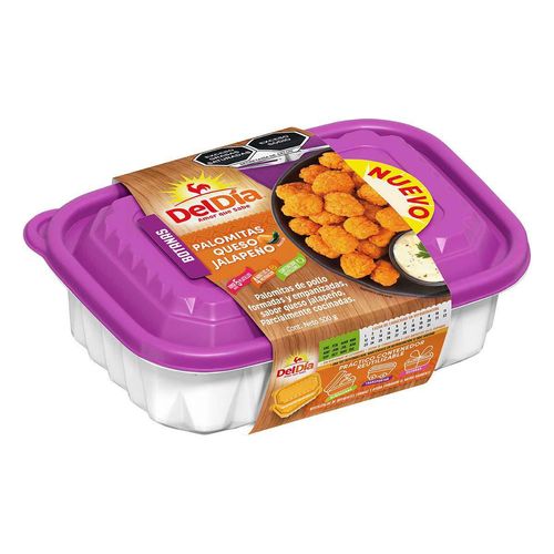Palomitas de Pollo Del Día Rellenas de Queso y Jalapeño 500g