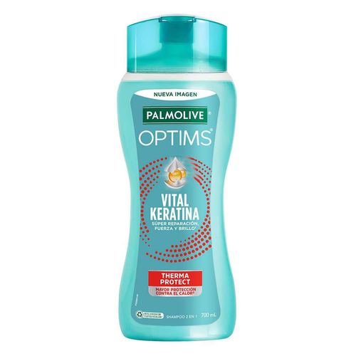 Shampoo Optims Therma Protect Fórmula con Vital Keratina 700ml