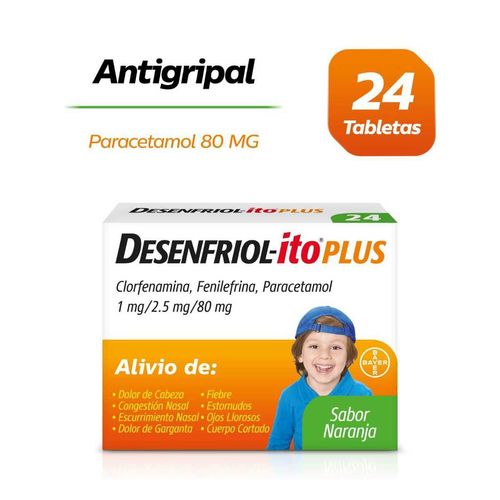 Desenfriolito Plus Antigipal 24 Tabletasmlasticables