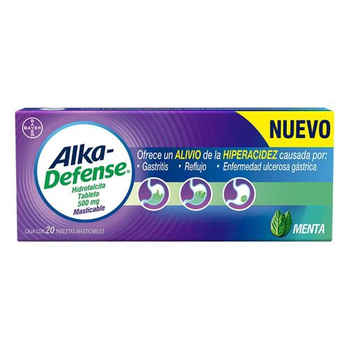Alka Seltzer Defense Antiacido Caja con 20 Tabletas