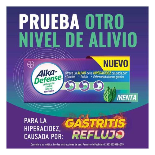 Alka Seltzer Defense Antiacido Caja con 20 Tabletas