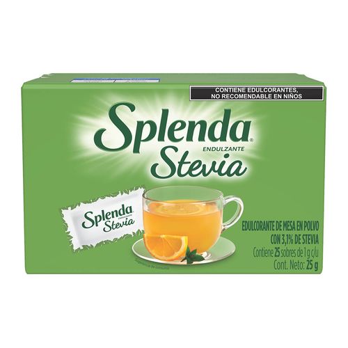 Endulzante Splenda Stevia bajo en calorías 25g