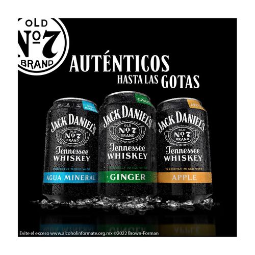 Bebida Preparada Jack Daniel's & Mineral 473ml