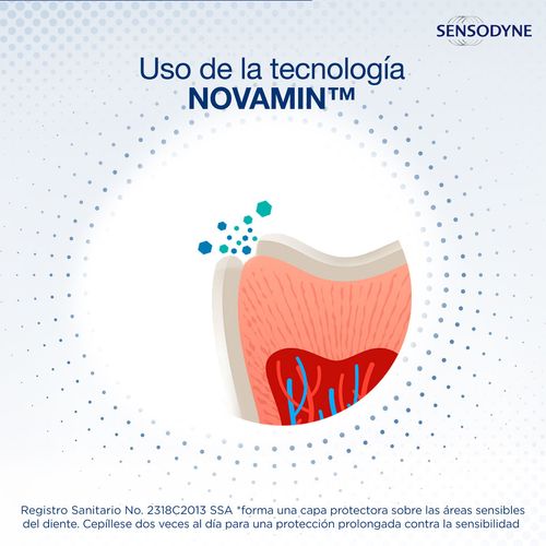 Pasta Dental Sensodyne Repara & Protege Blanqueador para Dientes Sensibles 2 Piezas de 100g c/u