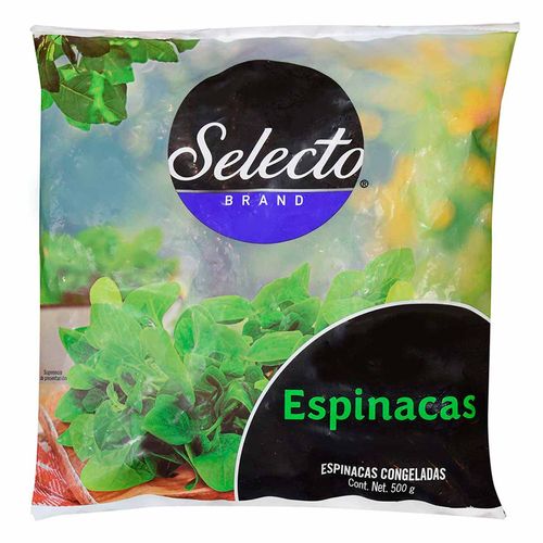 Espinacas Selecto Brand Congeladas 500g