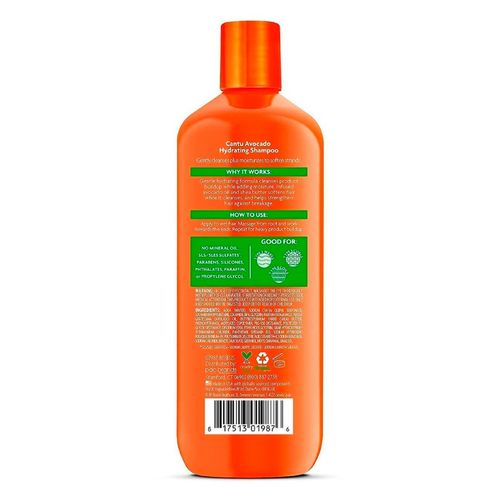 Shampoo Cantu Aguacate Hidratante y Manteca de Karité 400ml