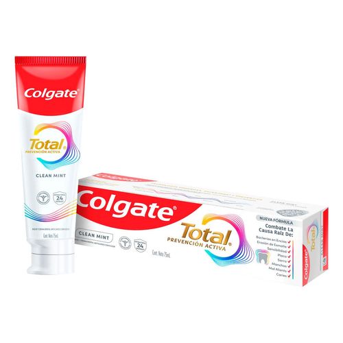 Pasta Dental Colgate Total Prevención Activa Clean Mint 75ml
