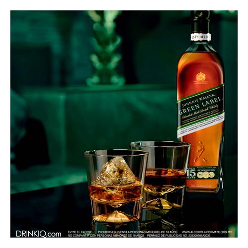 Whisky Johnnie Walker Green Label Blended Scotch 700ml