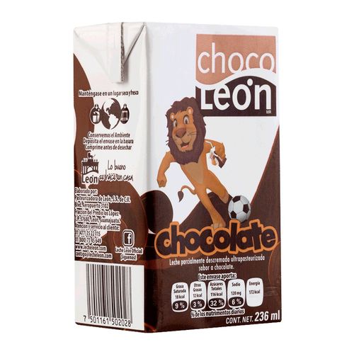 Leche León sabor Chocolate Ultrapasteurizada 236ml