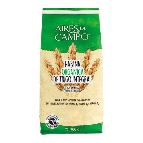 Harina Aires de Campo de Trigo Integral Orgánica 700g