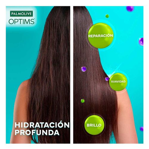 Shampoo Palmolive Optims H Hydrate con Ácido Hialurónico 680ml.