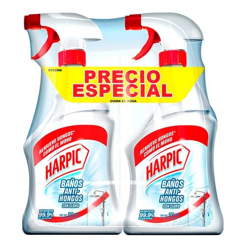 Limpiador de Baños Líquido Harpic Antihongos 750ml