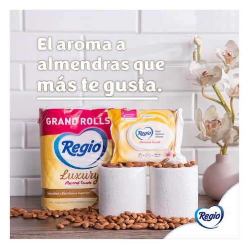 Papel Higiénico Regio Luxury Almond Touch 18 Rollos
