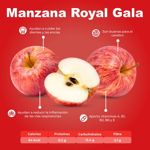 Manzana Royal Gala por Kg