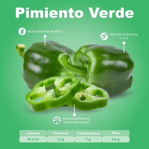 Pimiento Verde por kg