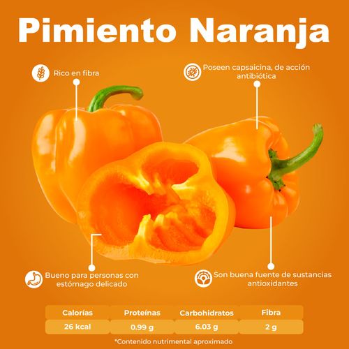 Pimiento Naranja por kg
