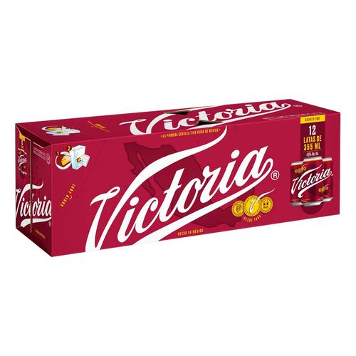 Cerveza Victoria 12 Pack Latas 355ml