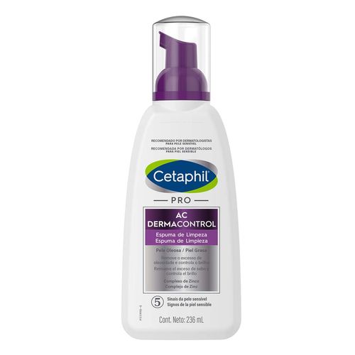 Limpiador Facial en Espuma Cetaphil Pro AC Control Piel Grasa 236ml