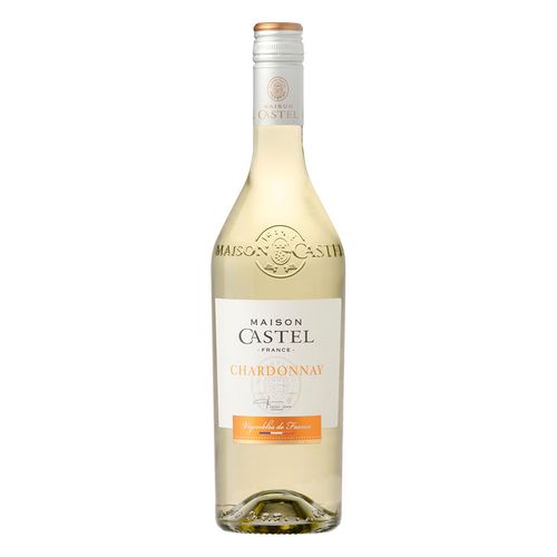 Vino Blanco Francés Castel Chardonnay 750ml