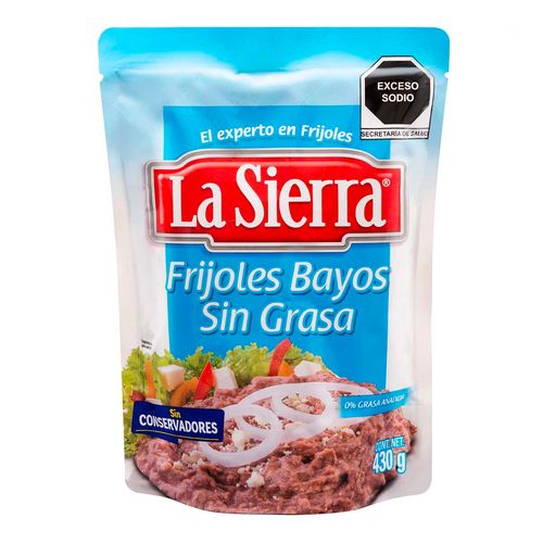 Frijoles La Sierra Bayos 0% Grasa Refritos 430g