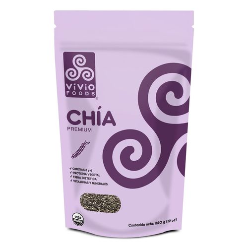 Chía Organica Vivio Foods Semillas 340g