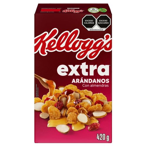 Cereal Kellogg's Extra Sabor Arándanos Con Almendras 420g