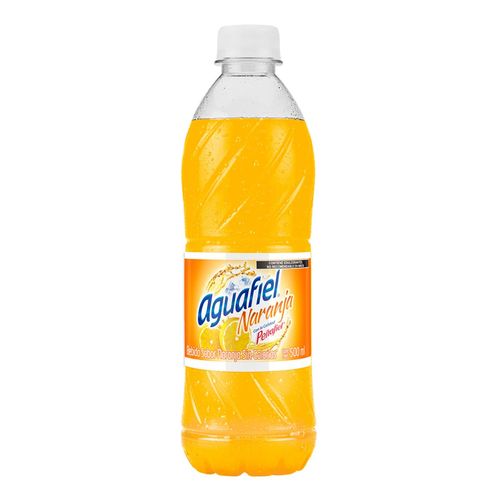 Agua Saborizada Aguafiel Naranja 500ml