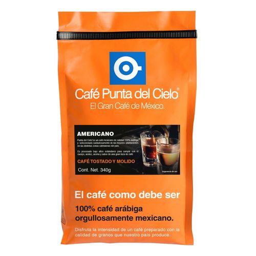 Café en Bolsa Punta del Cielo Molido Americano 340g