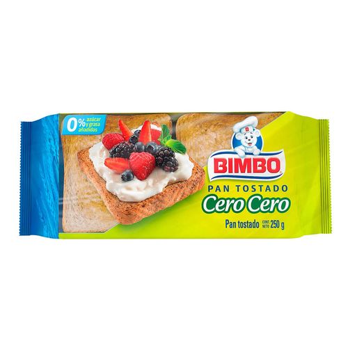 Pan Tostado Bimbo Cero Cero 250g