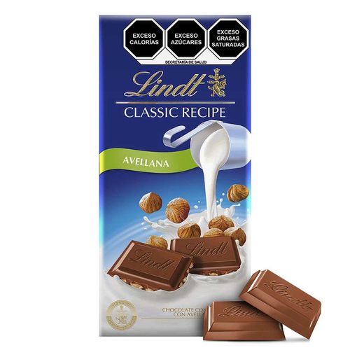 Lindt Classic Recipe Avellana Barra 125g