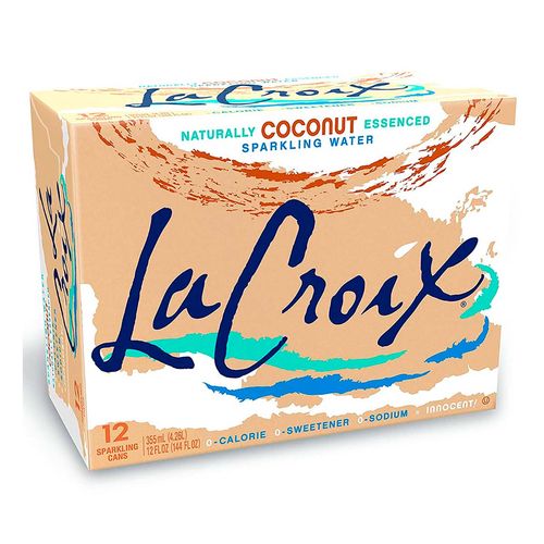 Agua Mineral La Croix Coco 12 Pack 355ml