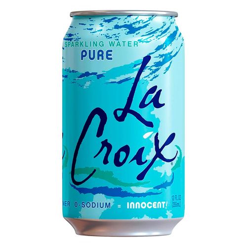 Agua Mineral La Croix Natural 12 Pack 355ml