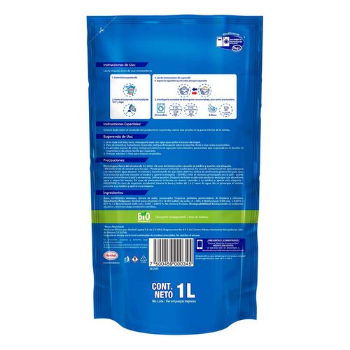 Detergente Líquido 123 Maxi Poder Color 1L