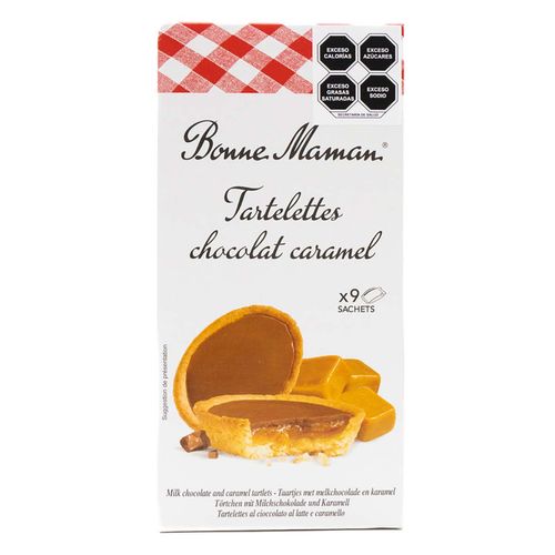 Tartaletas Bonne Maman de Chocolate y Caramelo 135g