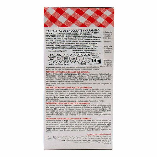 Tartaletas Bonne Maman de Chocolate y Caramelo 135g