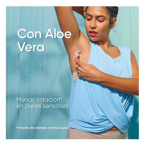 Rastrillo Mujer Gillette Venus Suave Sensitive 2 Unidades