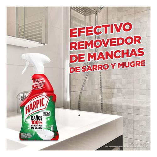 Limpiador de Baños Líquido Harpic Quita Sarro y Mugre 650ml