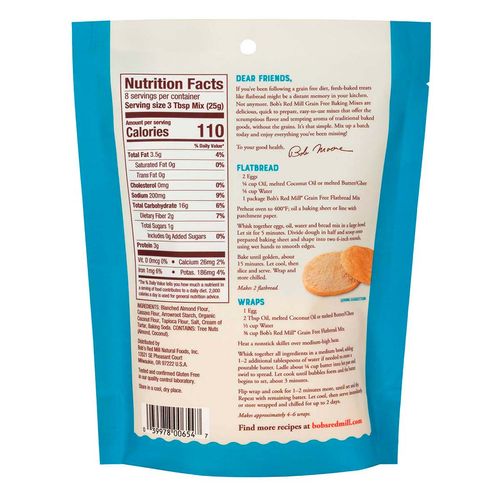 Harina Bob’S Red Mills Pan Plano 200g