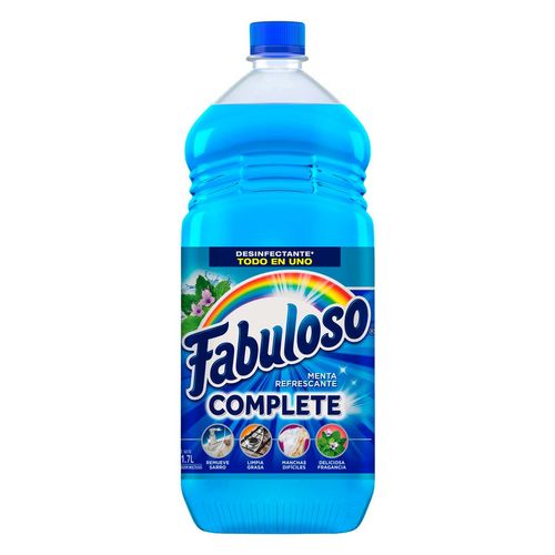 Limpiador Multiusos Líquido Fabuloso Complete Menta Refrescante 1.7L