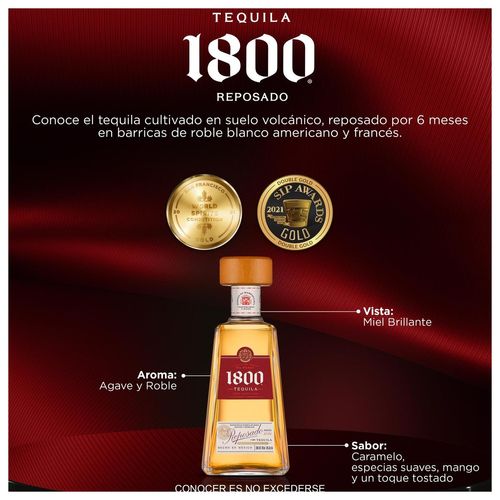 Tequila 1800 Reposado 700ml
