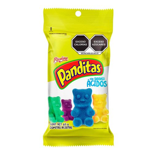 Panditas Ricolino Ácidos 65g