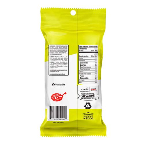 Panditas Ricolino Ácidos 65g