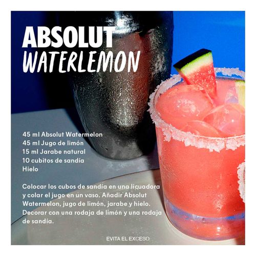 Vodka Absolut Sandia 750ml