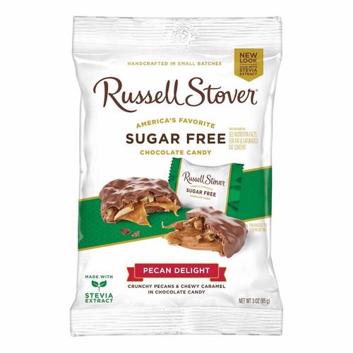 Chocolates Russell Stover Nuez y Caramelo 85g