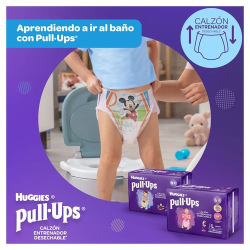 Calzones Entrenadores Huggies Pull Ups Talla Extra Grande para Niños 30 Calzones