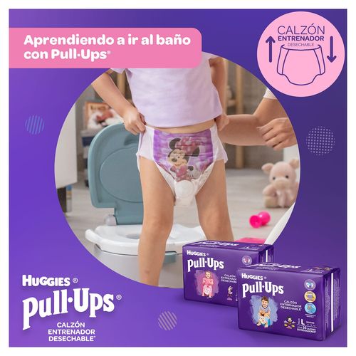 Calzones Entrenadores Huggies Pull Ups Talla Extra Grande para Niñas 30 Calzones