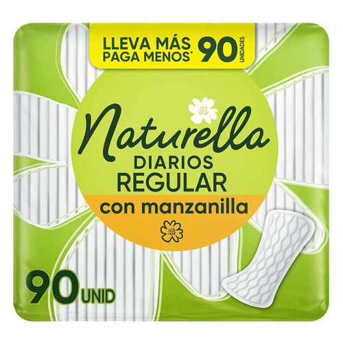 Protectores Diarios Naturella Regular con Manzanilla 90 Unidades