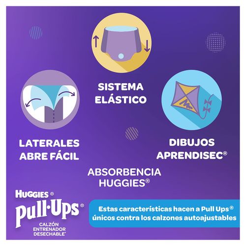 Calzones Entrenadores Huggies Pull Ups Talla Grande para Niños 30 Calzones